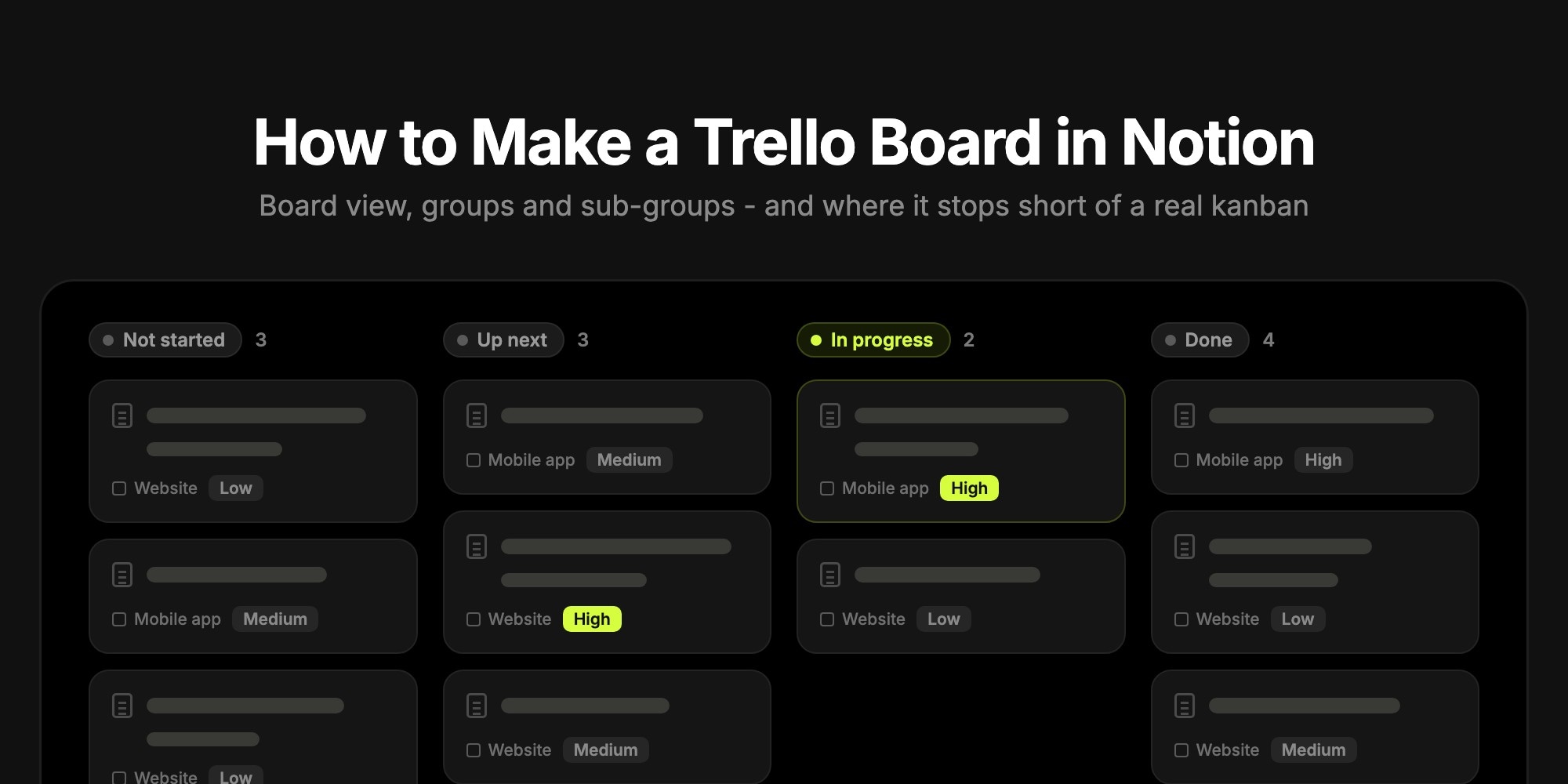 How to Make a Trello Board in Notion (and the Trello Integration Options)