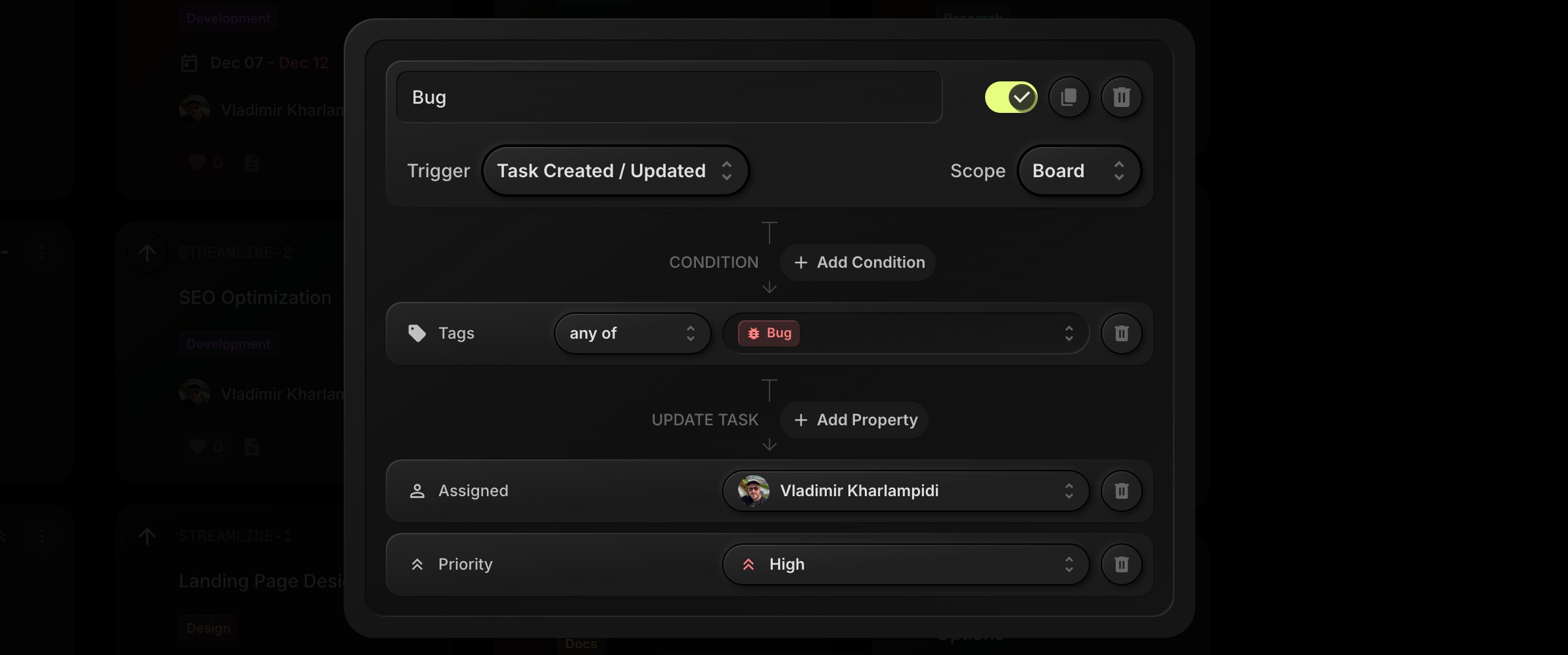 task-based automation