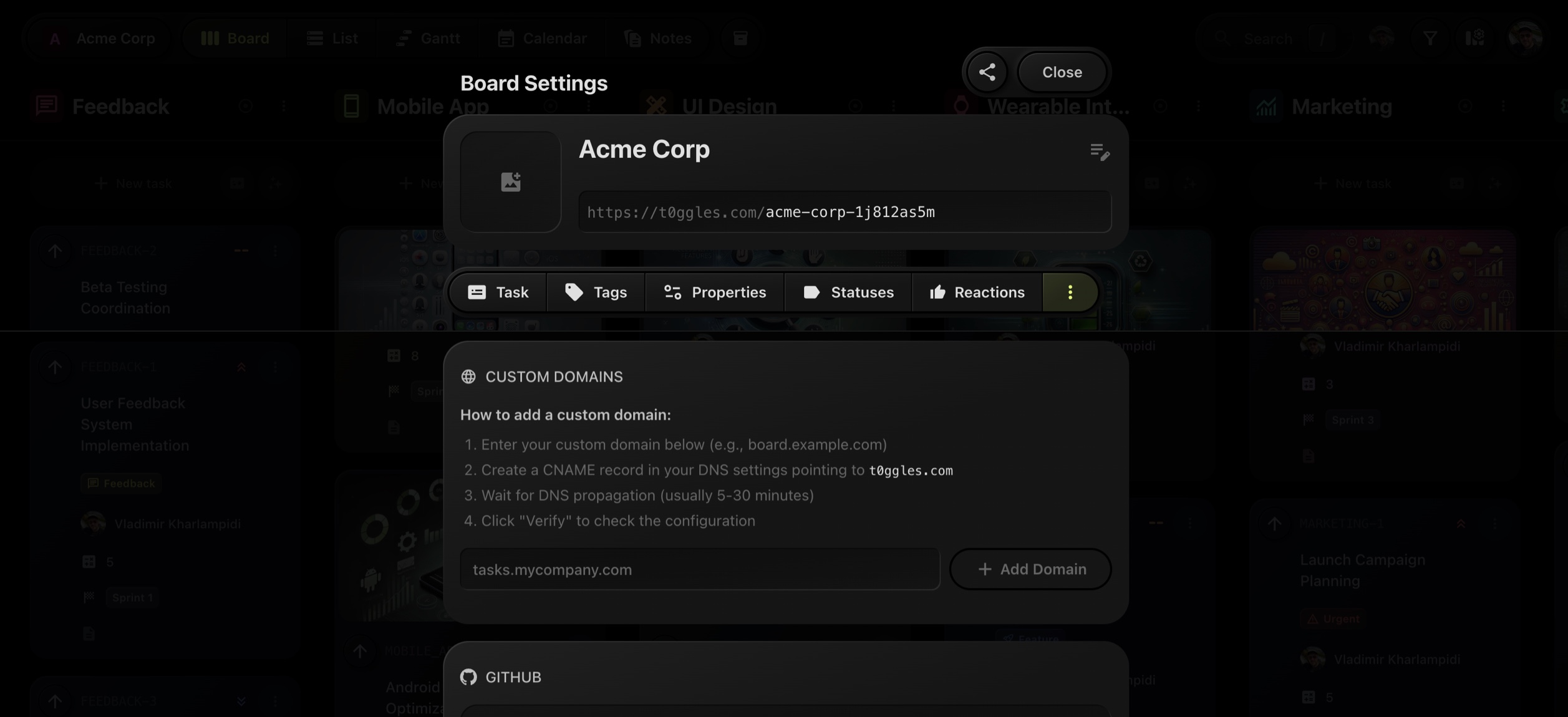 Add Domain