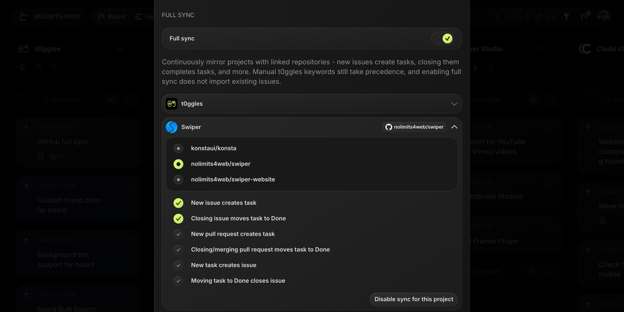 GitHub Full Sync