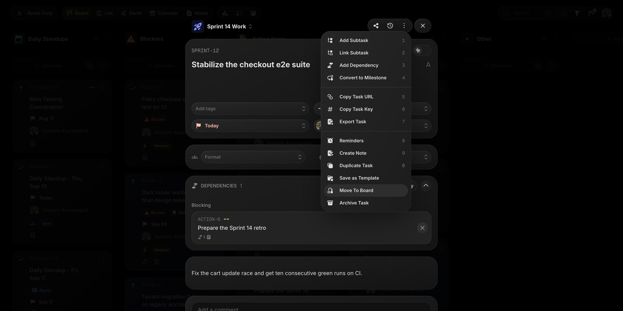 move task to board