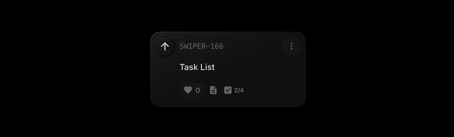 Progress indicator on task cards