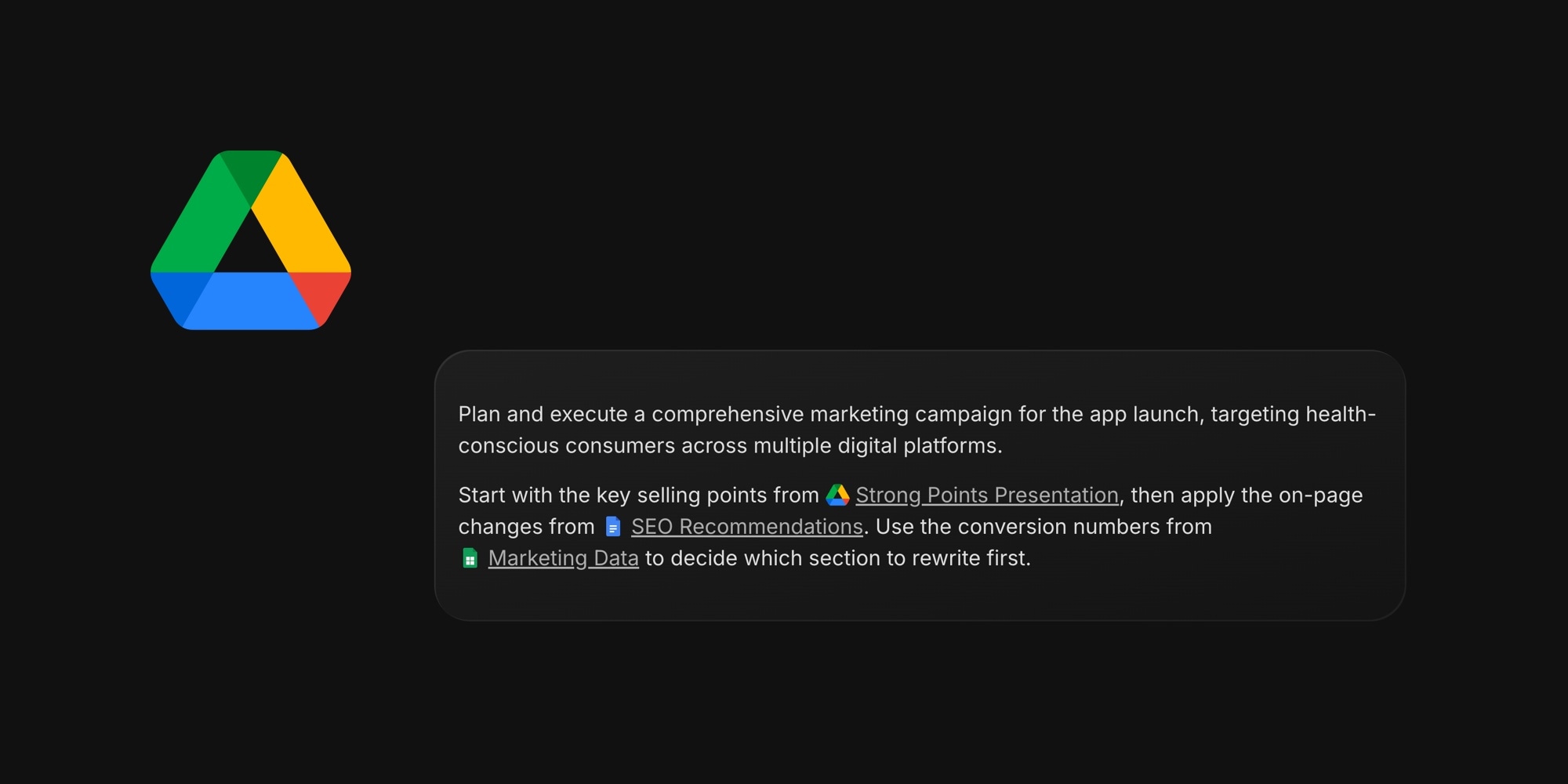 google drive link previews