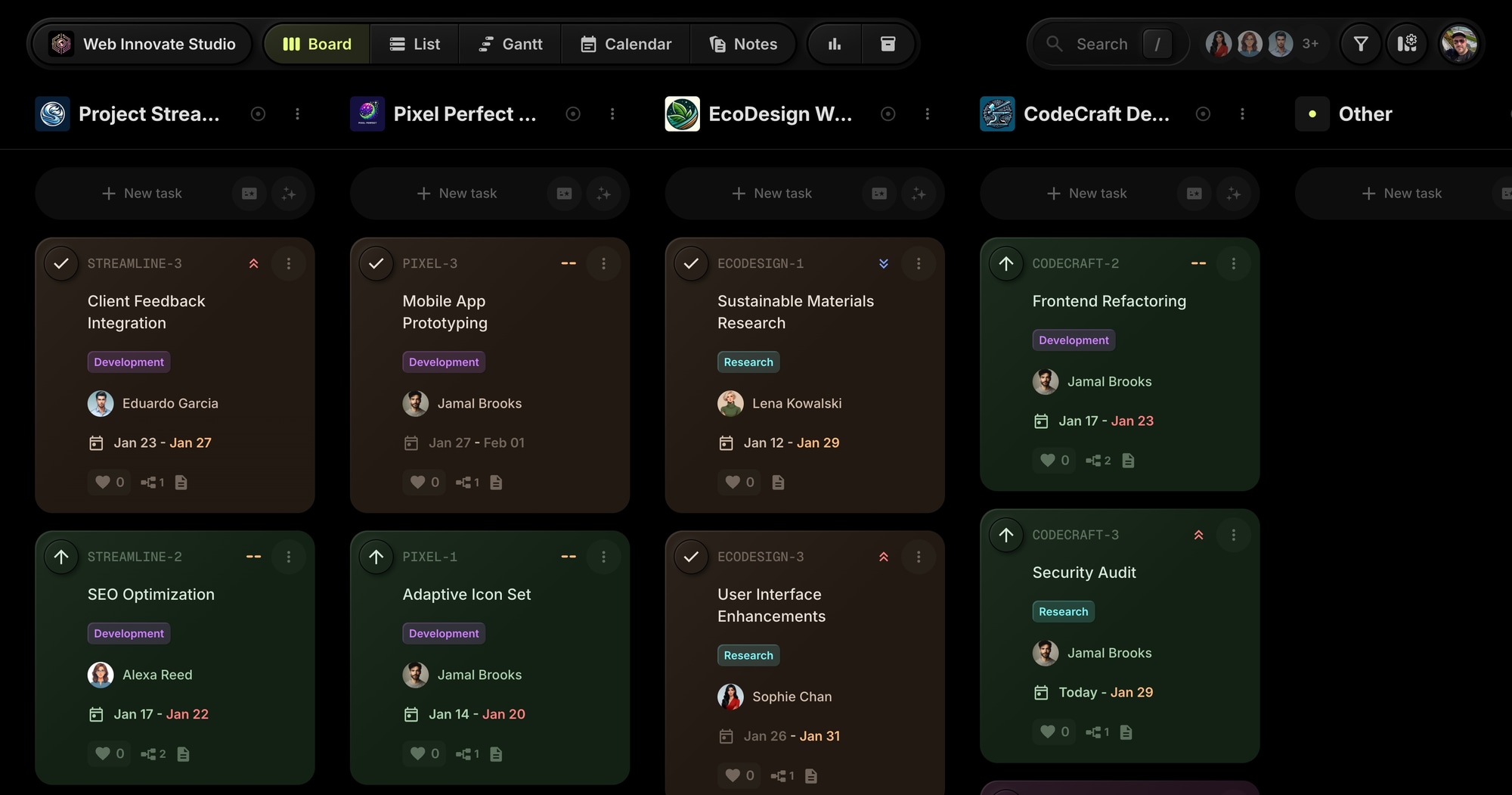 Web Innovate Studio - Agency Client Management Template
